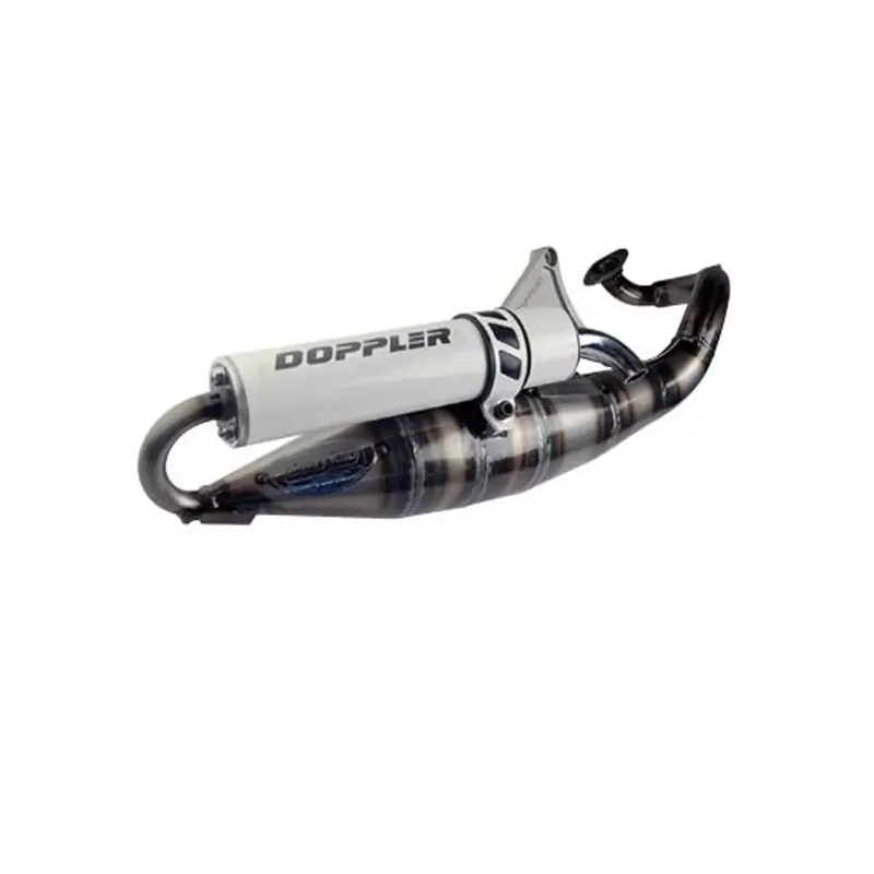 Solde Pot Peugeot Ludix Kisbee Speedfight 3 & 4 – S3R Evolution Silencieux Blanc DOPPLER