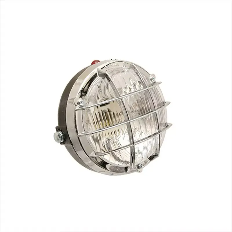 Phare Cyclo Rond BA20D – 105mm à Grille Certifié