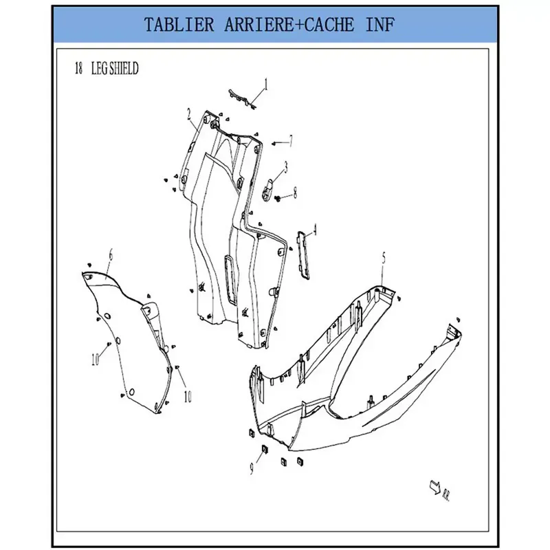 Commander Vite Protège Jambes TNT Grido