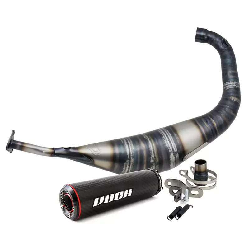 Pot Passage Bas AM6 HM CRE Derapage 70 / 80cc – Racing Carbon VOCA Racing Réduction