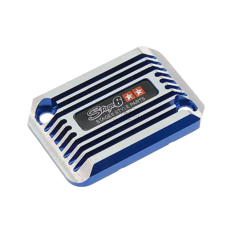 Couvercle de maître cylindre MBK Nitro Yamaha Aerox – Stage6 SSP type II bleu anodisé Petit Prix