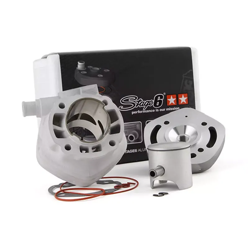 Réduction Kit Cylindre 70cc MBK Nitro Yamaha Aerox – Stage6 Racing MKII Alu 47.6mm axe 10mm