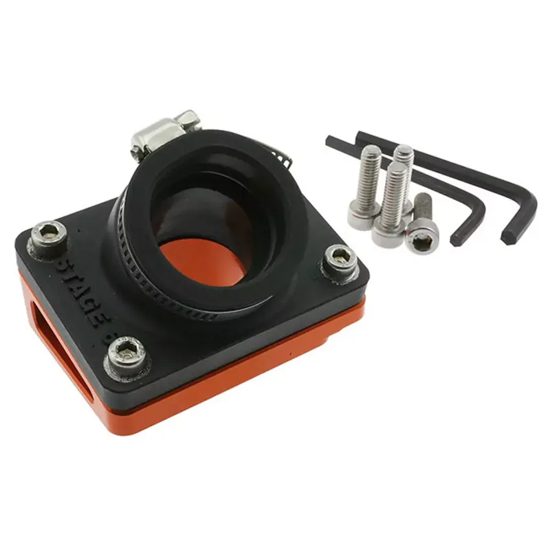 Jusqu&rsquo;à Épuisement Des Stocks Pipe Admission "Cale" Piaggio NRG Typhoon Zip – Stage6 pour carburateur central ORANGE