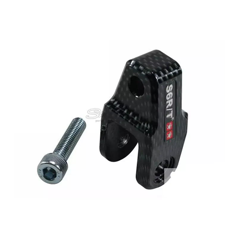 Dernier Modèle Réhausseur d'amortisseur +40mm Homologué – Stage6 CNC Look Carbone