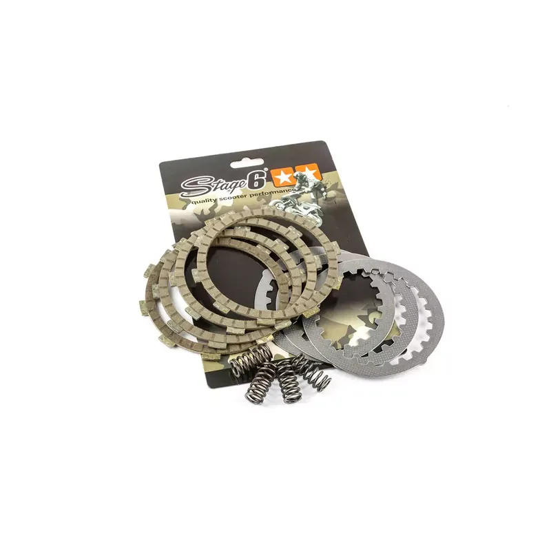 Kit embrayage Stage6 Racing carbone Minarelli AM6 4 disques Offre Limitée