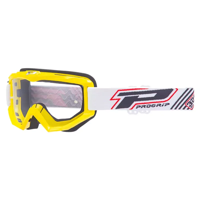 Masque / Lunettes Cross – PROGRIP 3201FR Atzaki Jaune Produit De Marque