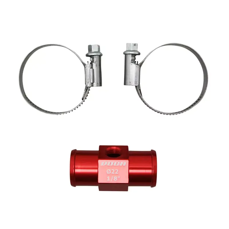 Réduction Adaptateur de Sonde de température 1/8" sur Durite Refroidissement 22mm – VOCA Racing Rouge