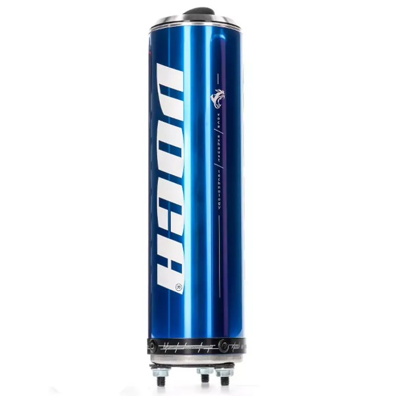 Livraison Express Silencieux de pot Mécaboîte – VOCA Racing New Evo Style Disc Alu Bleu