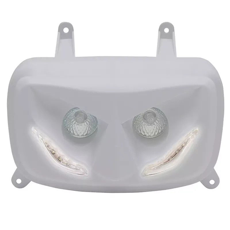 Affaire À Saisir Double Optique MBK Booster YAMAHA Bw's à partir de 2004 – RR8 Blanc à leds blanc
