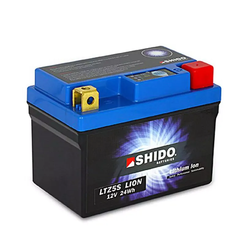 Batterie 12V 2 Ah Lithium-ion LTZ5S – SHIDO Prêt à l'emploi / Sans entretien +D Remise
