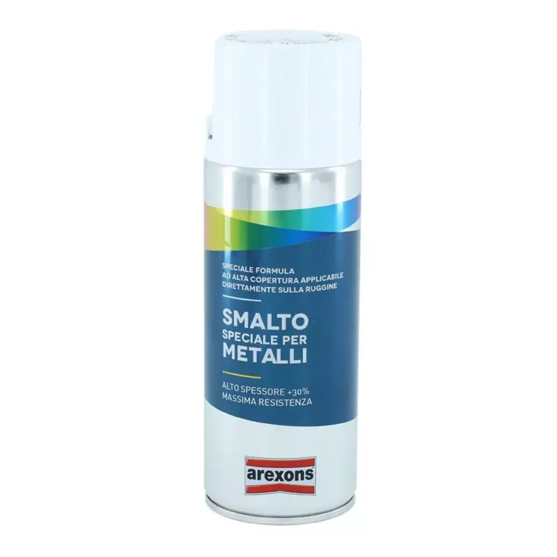 Bombe Peinture - Arexons Smalto Spécial Métal Blanc Brillant Glacé Bon Marché