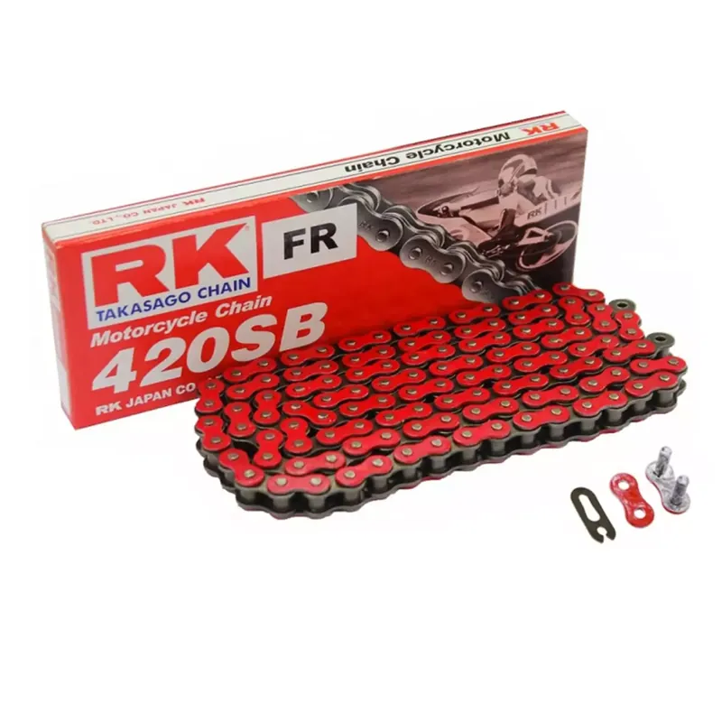 Chaîne 420 – 136 Maillons – RK Renforcé Rouge Acheter En Ligne