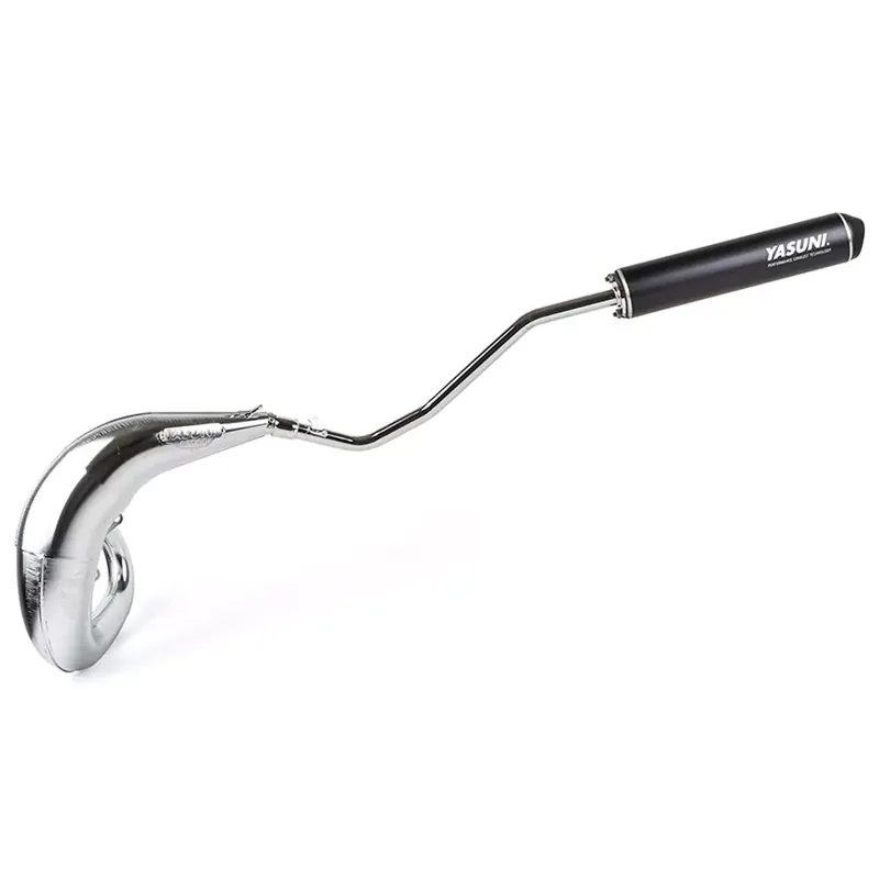 Bon Plan Pot Passage Haut Gauche Derbi Senda Aprilia RX SX 50 / 70cc – Cross ML Max Black / Chrome Yasuni