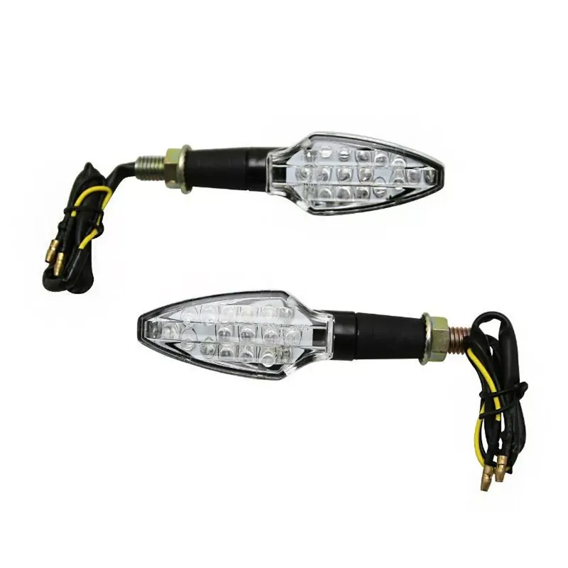 Clignotants Avoc Fuka 15 LED transparent noir moto Retour Gratuit