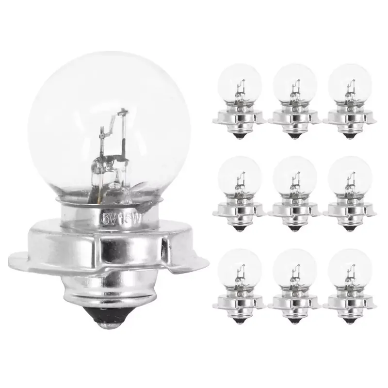 Vente Directe Ampoule 6V 15W à Collerette P26S G25.5 – Blanc Boite de 10