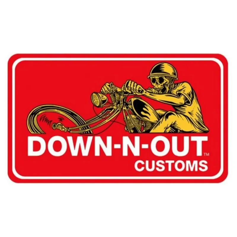 Autocollant / Sticker – LETHAL THREAT Mini Biker DNO 6 x 8cm Promotion