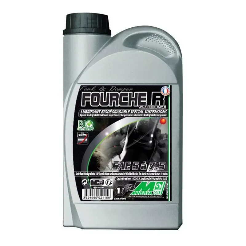 Seulement Aujourd&rsquo;hui Huile de Fourche R – 5 /7.5W Minerva Oil Bio 1L