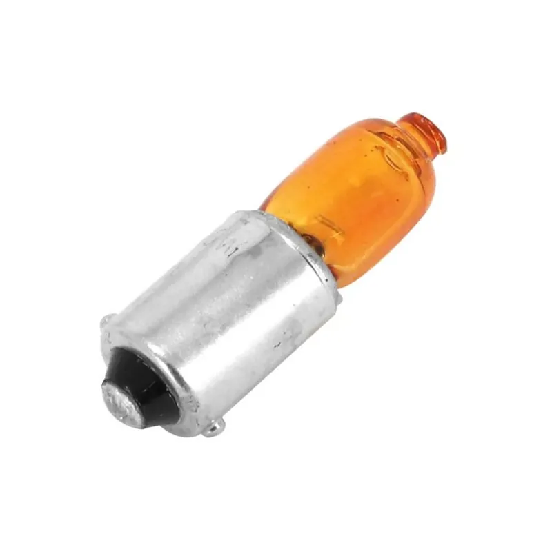 Ampoule Halogène Miniature H6W 12V 6W BAX9s Orange ergots décalés Vente Directe