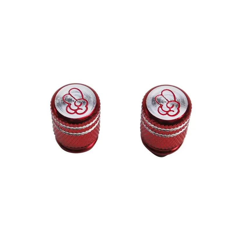 Bouchon de Valve Too Cool Moleté – Rouge Pas Cher