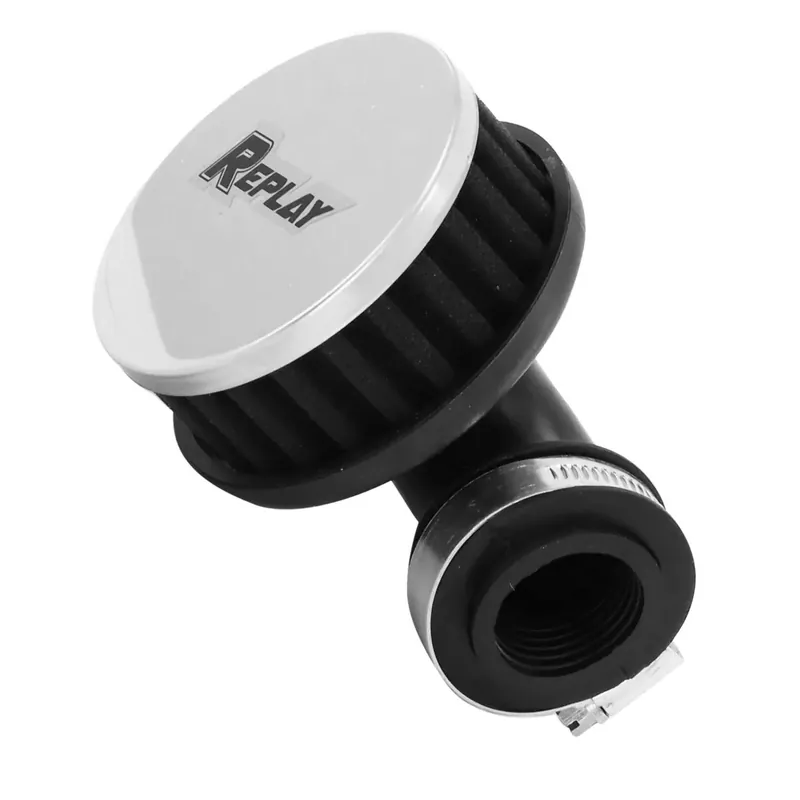 Filtre à air PHVA / PHBN – Replay R Box FC 28 / 35mm coudé 90 degrés Chromé / Noir Satisfait Ou Remboursé