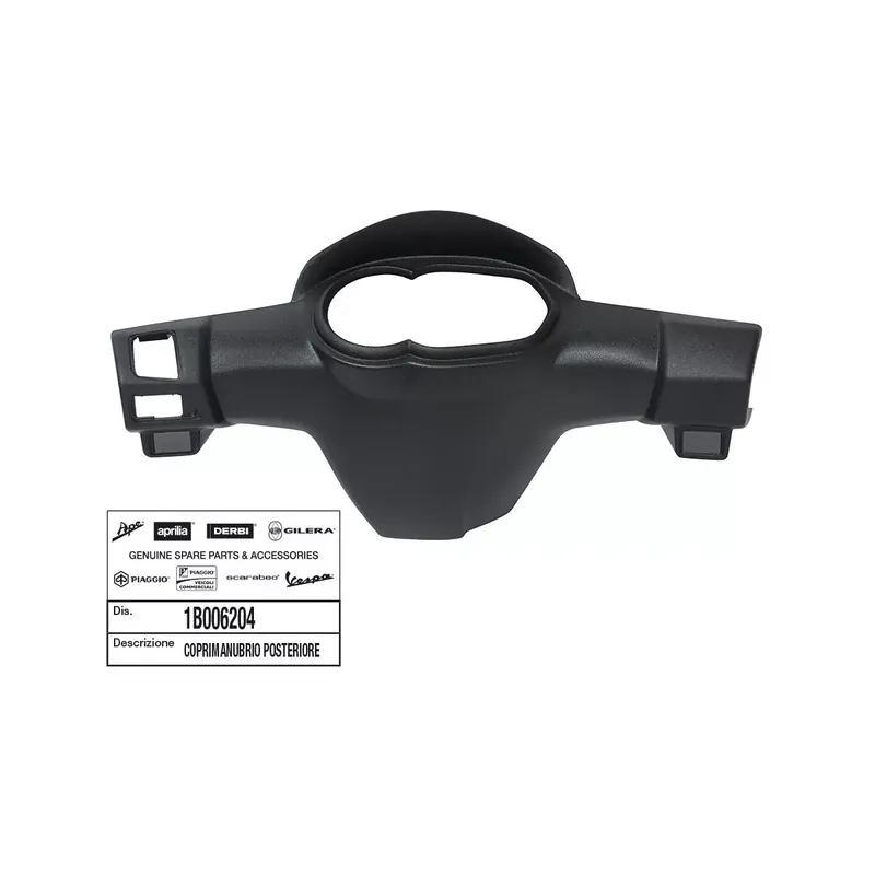 Commander Maintenant Couvre Guidon Arrière Aprilia SR Motard Piaggio Typhoon à partir de 2018 – Noir Origine Piaggio