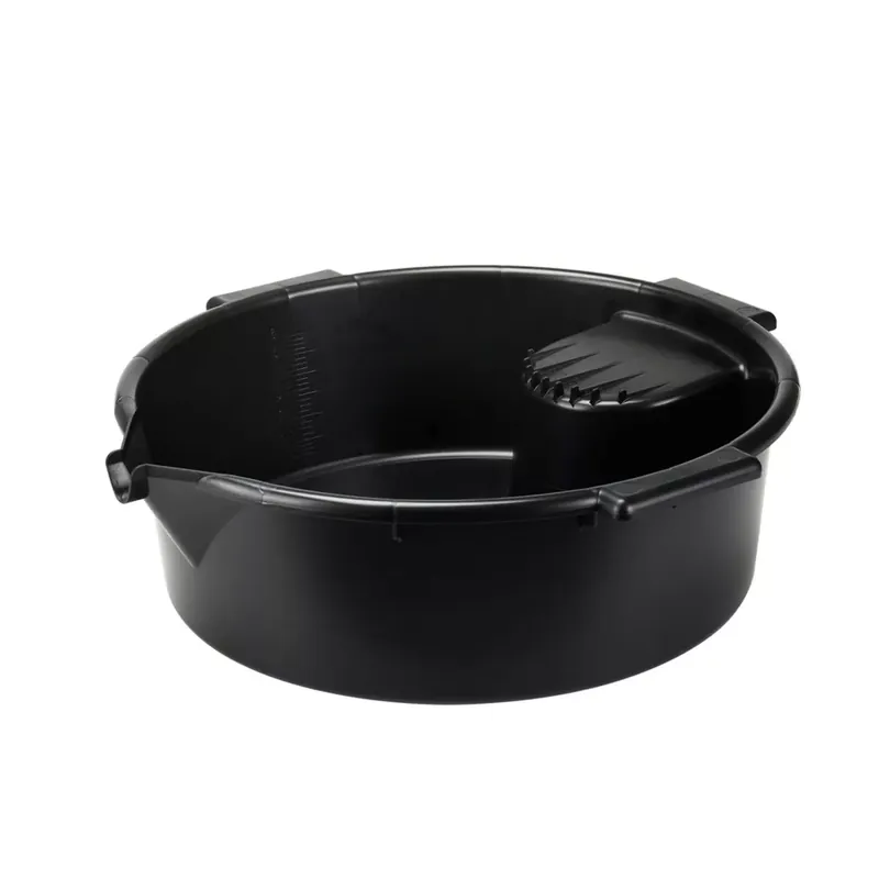Seulement Aujourd&rsquo;hui Bac multi-usages 6L Noir gradué avec poignées – Pressol