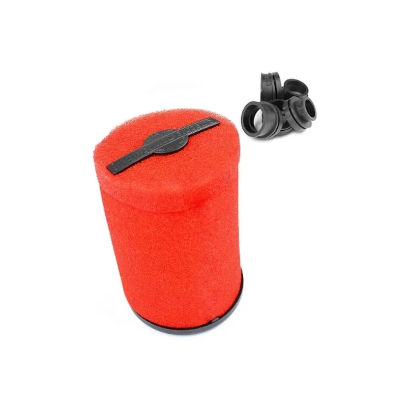 Nouvelle Collection Filtre à air CP / PWK – Marchald Air Plus KHR 46mm à 62mm coudé 30 degrés L 170mm Rouge
