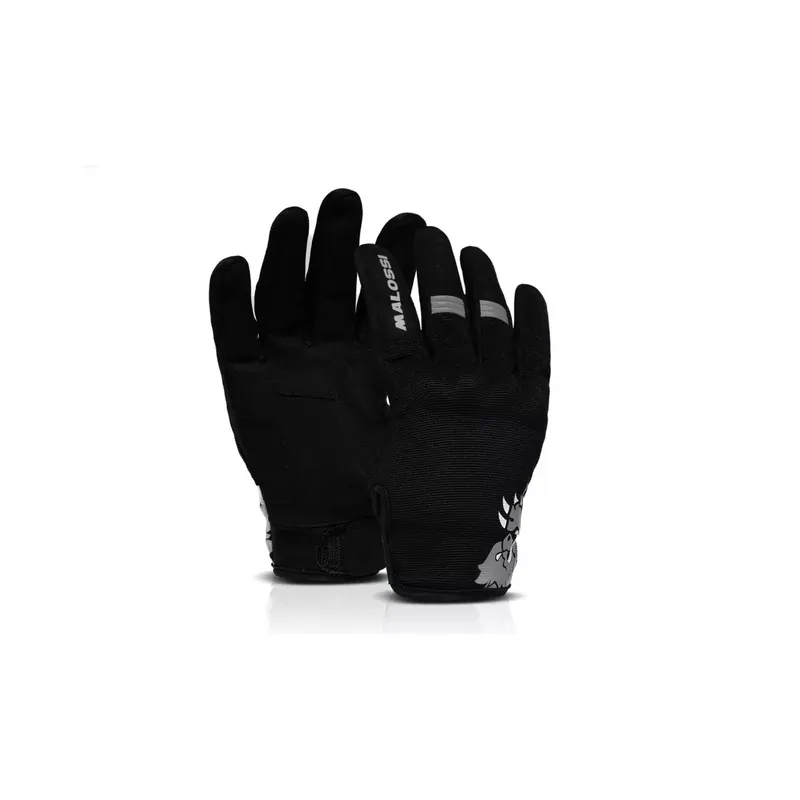 Dernière Chance Gants Moto – Malossi M-Gloves Printemps / été – Noir / Gris XS