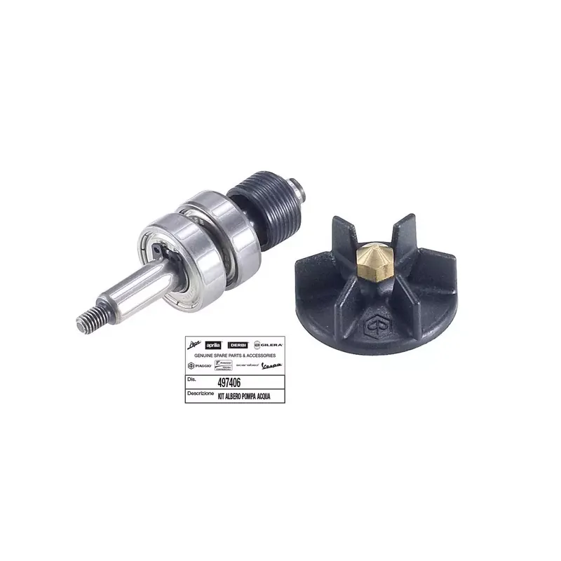 Meilleure Vente KIT AXE POMPE A EAU ORIGINE PIAGGIO 50 NRG 1998/ ZIP SP 2006//GILERA 50 RUNNER 1997/, DNA 1998//APRILIA 50 SR H2O 1998/
