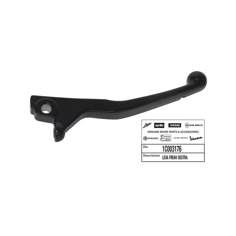 Produit De Marque LEVIER DE FREIN DROIT ORIGINE PIAGGIO 50 TYPHOON 2018/APRILIA 50 SR MOTARD 2018/ NOIR