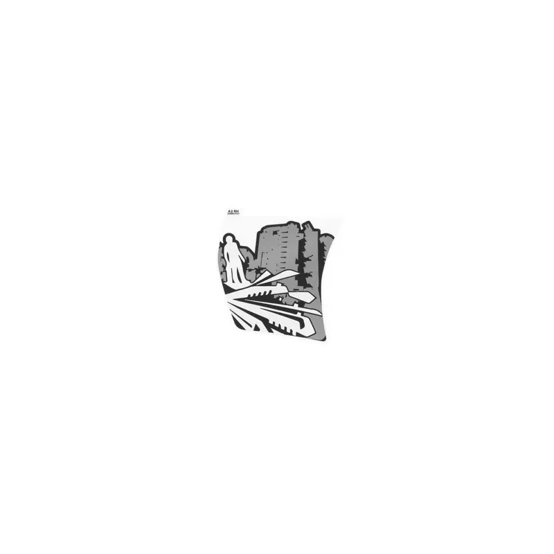 Prix Choc AUTOCOLLANT/STICKER/DECOR ORIGINE PIAGGIO 50 TYPHOON 2018/ VEHICULES BLANC 544 OU JAUNE 979/A