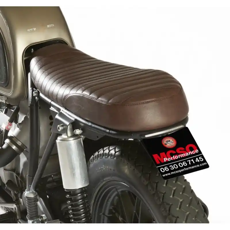 SELLE CADRE CAFE RACER BRATSTYLE BMW R80 R100 R75 R90 Expédition Rapide