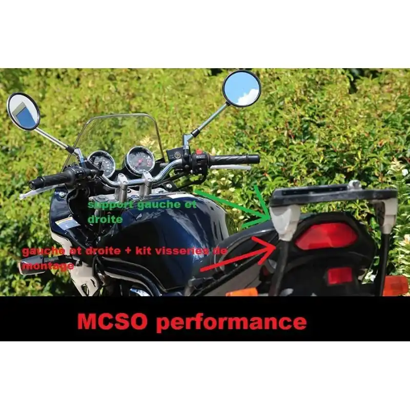 Bon Plan KIT BRAS SUPPORT TOP CASE SUZUKI BANDIT 600/1200 NEUF