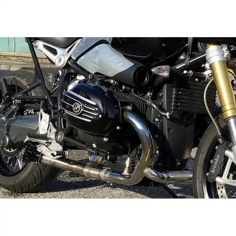 Ligne échappement inox bmw R 1200 nine t + caches filtre à air + kit cornet MCSO performance Nouvel Arrivage