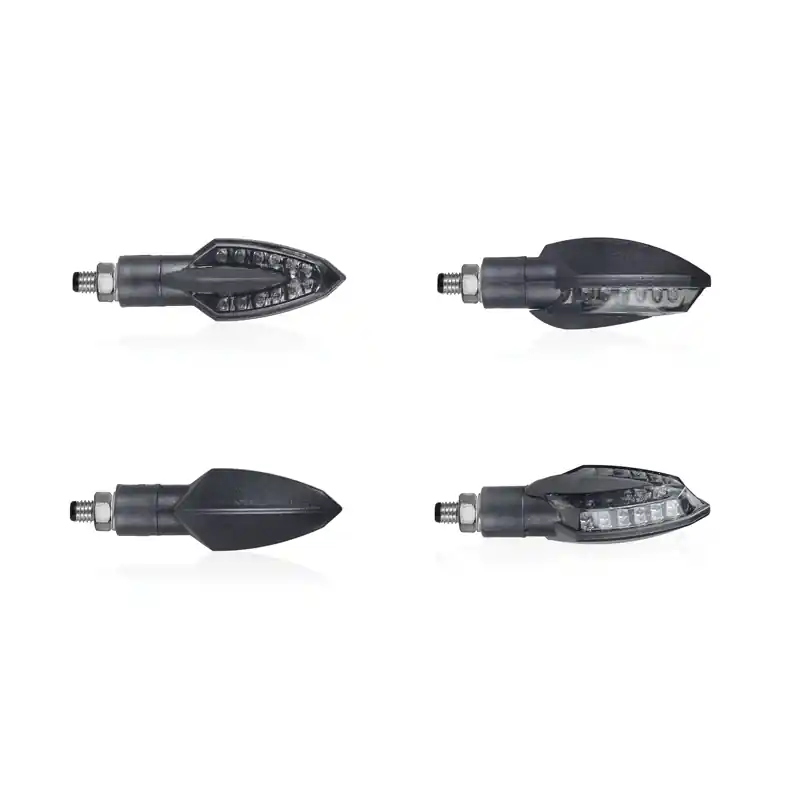 CLIGNOTANTS À LED SAIL NOIR/FUME Nouveauté