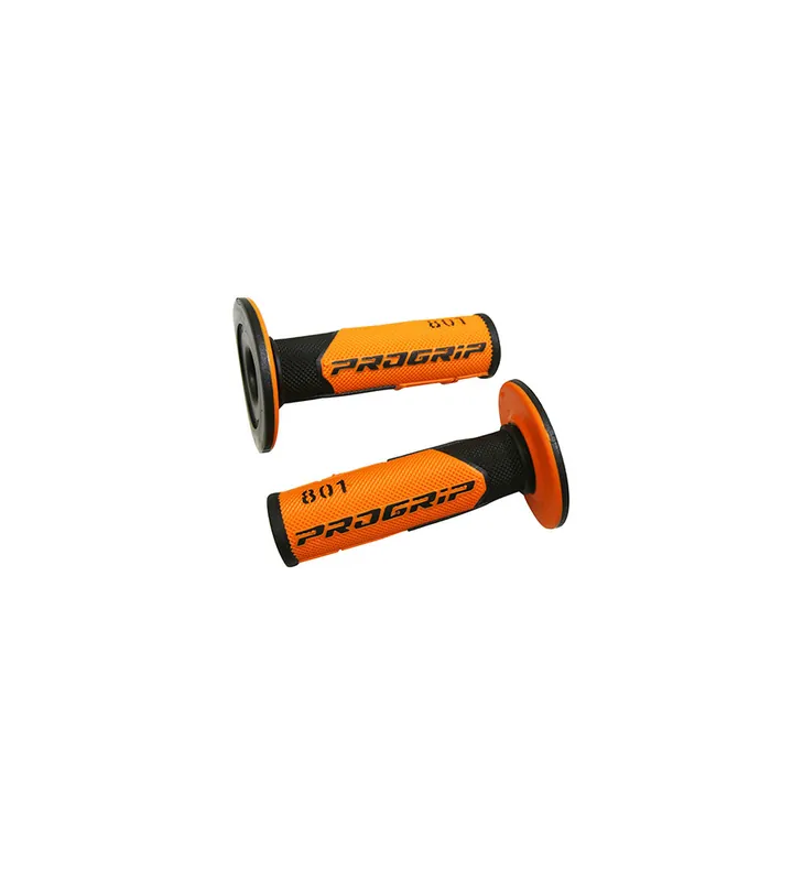 POIGNEE REVETEMENT PROGRIP 801 ORANGE / NOIR Prix Bas