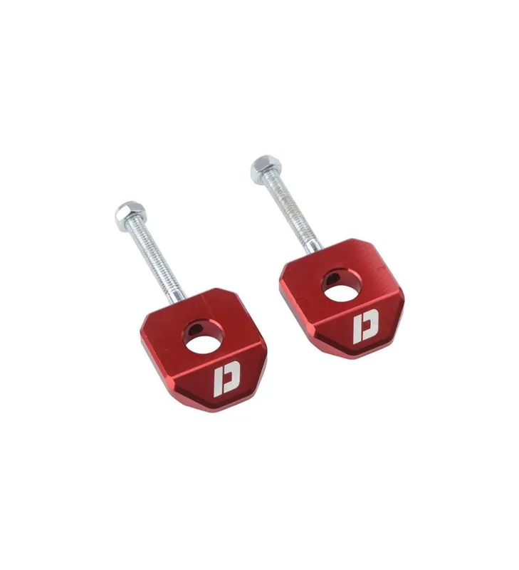 TENDEUR DE CHAINE DOPPLER ROUGE POUR DERBI ET GILERA AXE DE 15MM Prix Bas