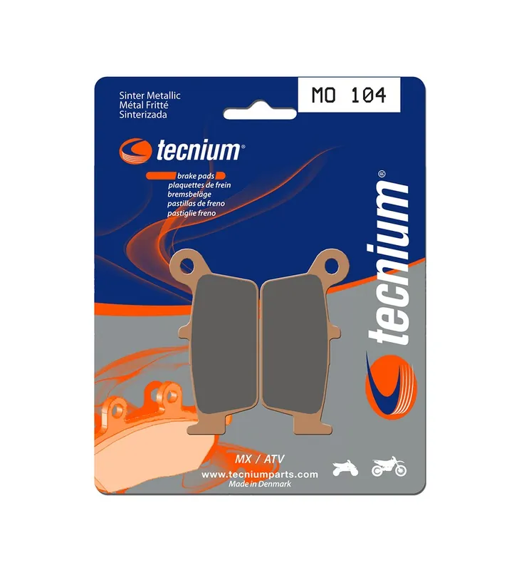 Offre Spéciale PLAQUETTES DE FREIN TECNIUM MX/QUAD METAL MO104