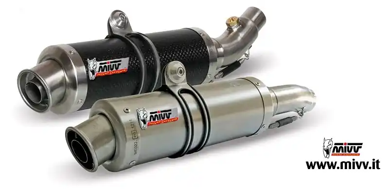 Authentique Sil Mivv Round GP titane pour YZF 1000 R1 1998/2001