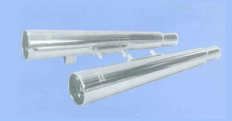 2 Silencieux Mivv chromés pour Honda CX 400C NC06 Top Vente