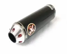 Ixil silencieux Ovale Xtrem alu noir court pour CBR 600FS 2001/2005 Vente Flash