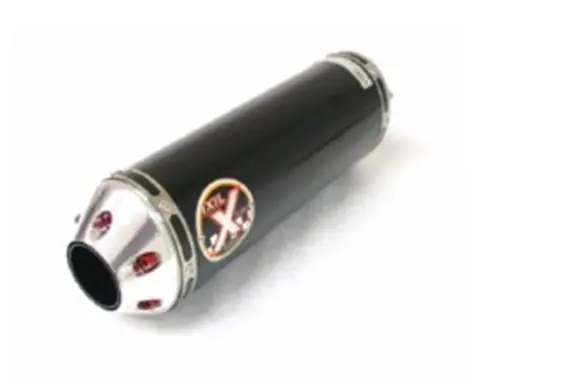 Super Prix Ixil silencieux Xtrem ovale black court pour CBR600 86/90 PC19 et PC23