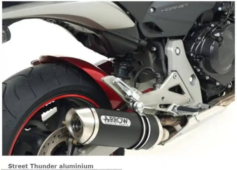 Acheter En Ligne Ligne 4 en 1 Arrow Thunder carbone pour Honda 600 Hornet 2007/2010