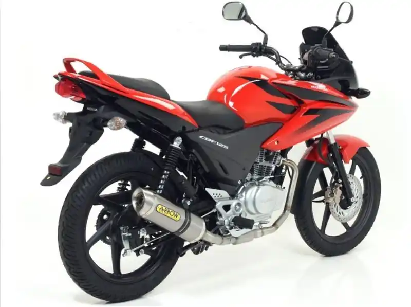 Acheter En Ligne Arrow Ligne d'échappement thunder titane + cat pour Honda CBF125