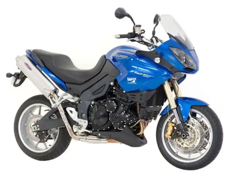 Bos silencieux ovale 120mm alu pour Triumph Tiger 1050 2007/2012 Prix Choc