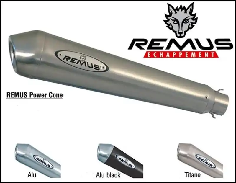 Dernier Modèle Remus Powercone ligne 3/2 inox pour Triumph Tiger 1050 2007/2012
