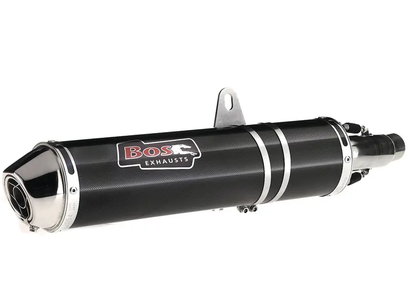 Bos 2 silencieux GT rond inox noir pour XJR 1300 RP021 / SEA 99/2006 Must-Have