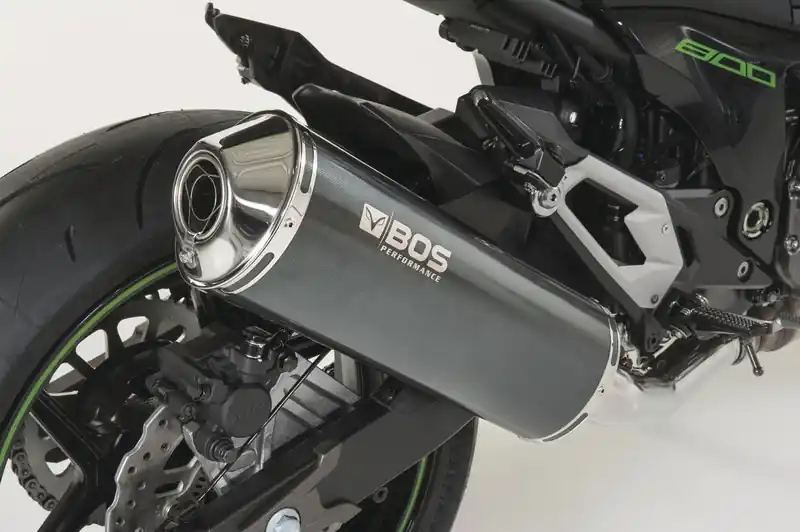 Bos silencieux Ovale 120 INOX look Carbone pour Z800 Offre Exclusive