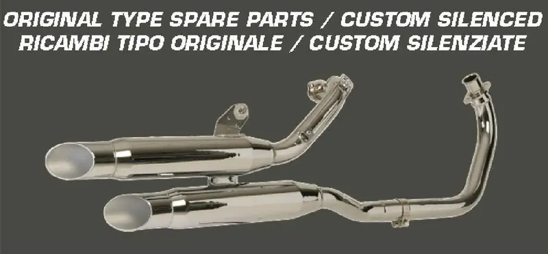 Paire de silencieux Marving Custom Silenced chromés Remise