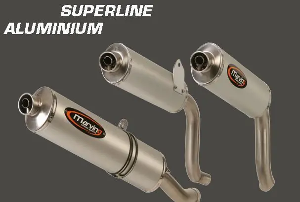 Ligne complète Marving Superline Big ovale alu pour T Max 2000/2003 Bon Plan